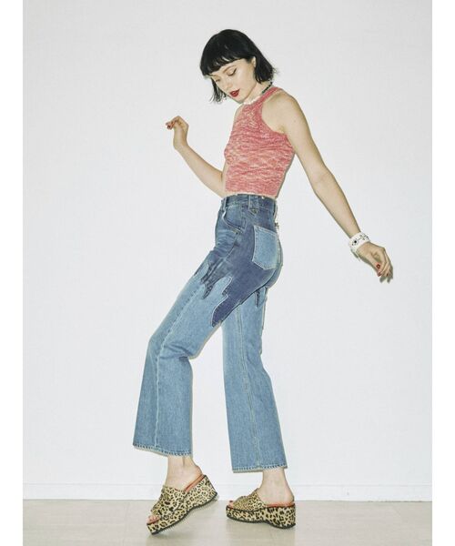 jouetie（ジュエティ）の「アメスリニットタンク（タンクトップ・レディース・ピンク/ブルー/パープル・MEDIUM）」の17枚目の写真