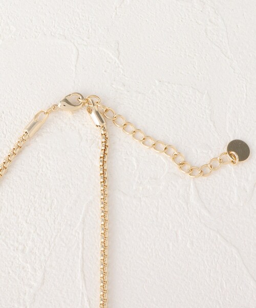 OPAQUE.CLIP（オペークドットクリップ）の「◆ロープ風メタルチェーンネックレス（ネックレス・レディース・シルバー/ゴールド・00）」の7枚目の写真