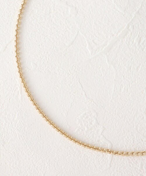OPAQUE.CLIP（オペークドットクリップ）の「◆ロープ風メタルチェーンネックレス（ネックレス・レディース・シルバー/ゴールド・00）」の8枚目の写真