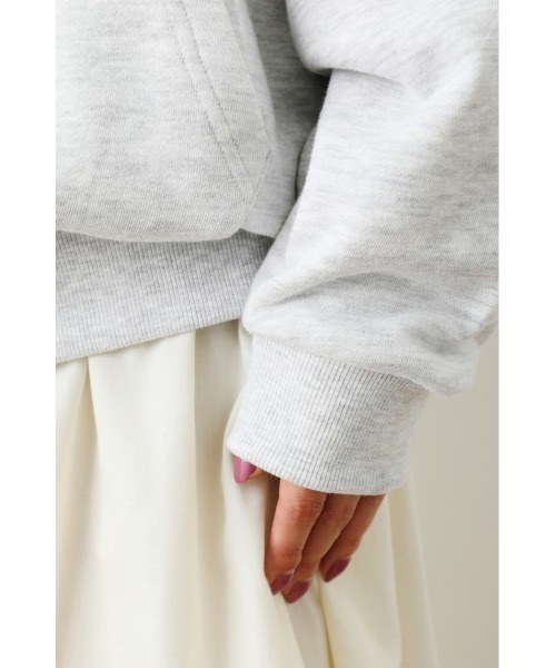 RODEO CROWNS WIDE BOWL（ロデオクラウンズワイドボウル）の「BUTTERFLY スウェットパーカー（パーカー・レディース・グレー×ホワイト/ブラック/ダークグリーン・FREE）」の15枚目の写真