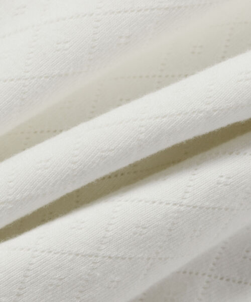 BEAMS BOY（ビームスボーイ）の「BEAMS BOY / パターン メッシュ ノースリーブ（タンクトップ・レディース・オフホワイト/オレンジ系その他/ブラック・ONE SIZE）」の20枚目の写真