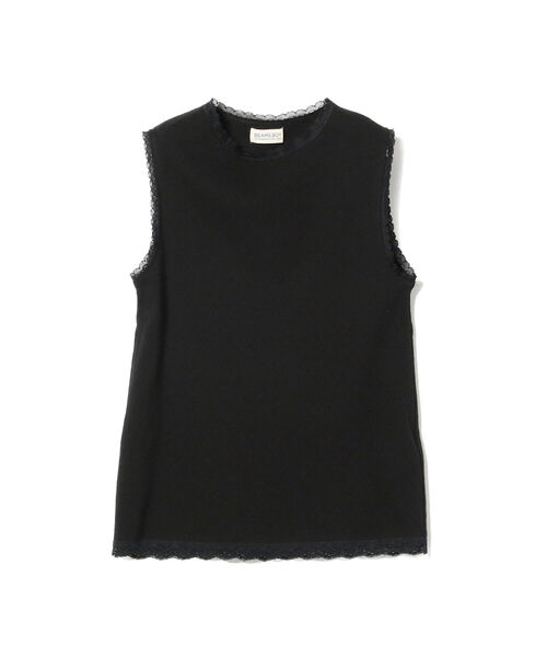 BEAMS BOY（ビームスボーイ）の「BEAMS BOY / パターン メッシュ ノースリーブ（タンクトップ・レディース・オフホワイト/オレンジ系その他/ブラック・ONE SIZE）」の21枚目の写真