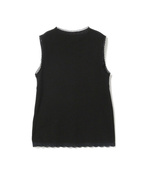 BEAMS BOY（ビームスボーイ）の「BEAMS BOY / パターン メッシュ ノースリーブ（タンクトップ・レディース・オフホワイト/オレンジ系その他/ブラック・ONE SIZE）」の22枚目の写真