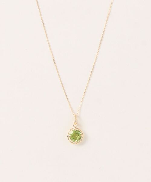 K18ペリドットネックレス（ネックレス）｜con affetto(original)（コン アフェット）