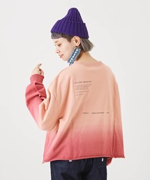 CUBE SUGAR（キューブシュガー）の「ディップダイスウェットバックプリントプルオーバー（スウェット）」