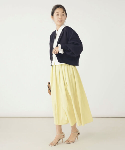 NOLLEY'S（ノーリーズ）の「リボンスリーブショートシャツ