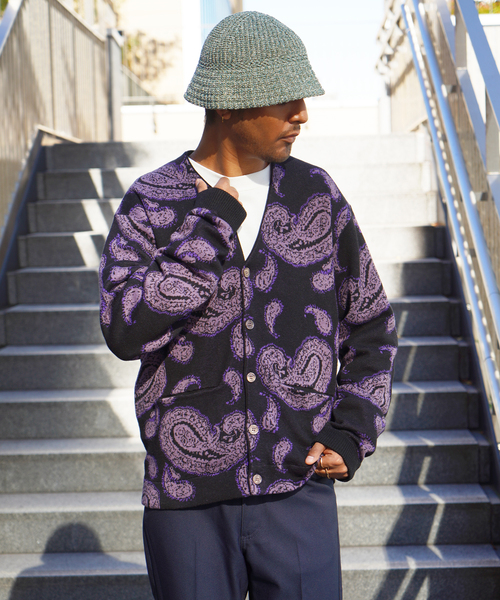 JOINT WORKS（ジョイントワークス）の「【RACAL / ラカル】 Mix japanese paper knit hat（ハット・メンズ・ブルー/マスタード/グリーン・FREE）」の7枚目の写真