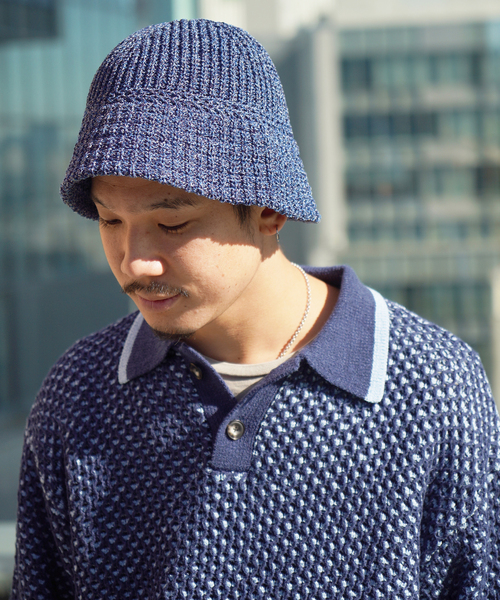 JOINT WORKS（ジョイントワークス）の「【RACAL / ラカル】 Mix japanese paper knit hat（ハット・メンズ・ブルー/マスタード/グリーン・FREE）」の10枚目の写真