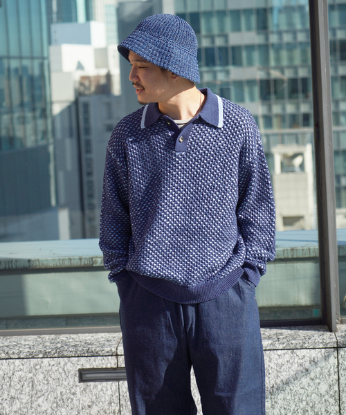 JOINT WORKS（ジョイントワークス）の「【RACAL / ラカル】 Mix japanese paper knit hat（ハット・メンズ・ブルー/マスタード/グリーン・FREE）」の11枚目の写真