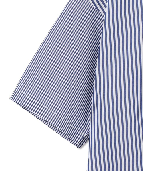BEAMS LIGHTS(ビームスライツ)の「BEAMS LIGHTS / ストライプ レギュラーカラーシャツ23(シャツ/ブラウス・メンズ・ブラック/ネイビー・SMALL/MEDIUM/LARGE)」の4枚目の写真