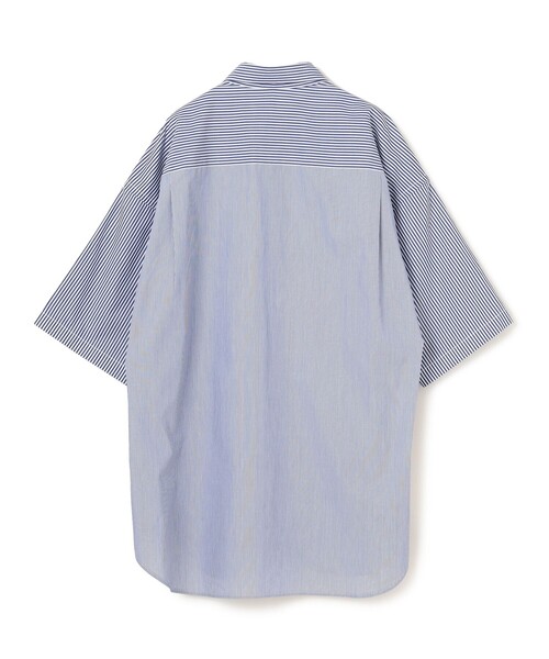 BEAMS LIGHTS ビームスライツ ストライプシャツ L BEAMS LIGHTS（ビームスライツ）の「BEAMS LIGHTS / ストライプ