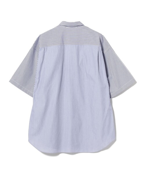 BEAMS LIGHTS ビームスライツ ストライプシャツ L BEAMS LIGHTS（ビームスライツ）の「BEAMS LIGHTS / ストライプ
