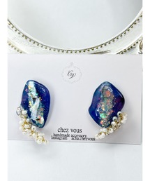 【chez vous】Diamond dust ピアス (MA)
