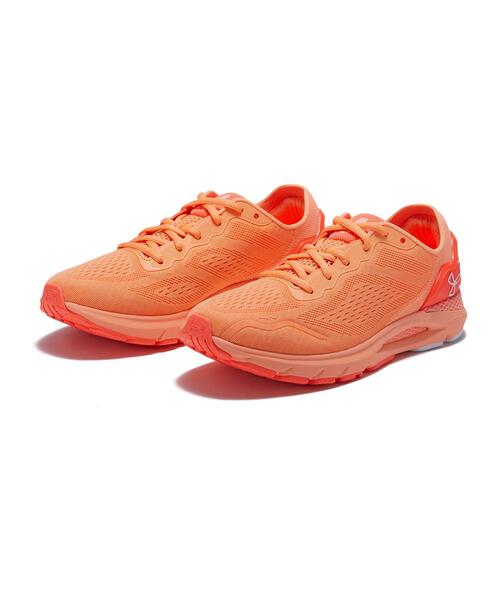 UNDER ARMOUR(アンダーアーマー)の「UAホバー ソニック6(ランニング/レディース)(スニーカー・レディース・ブラック×ピンク/オレンジ系その他・22.5cm/23.0cm/24.5cm/25.0cm/25.5cm/23.5cm/24.0cm/26.0cm)」の6枚目の写真