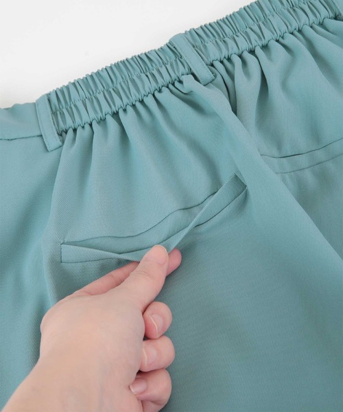 titivate（ティティベイト）の「センタープレスツイルセミワイドパンツ（その他パンツ・レディース・オレンジ/ブラック/アイボリー/ライトグリーン/ブルー・S/M/L）」の8枚目の写真