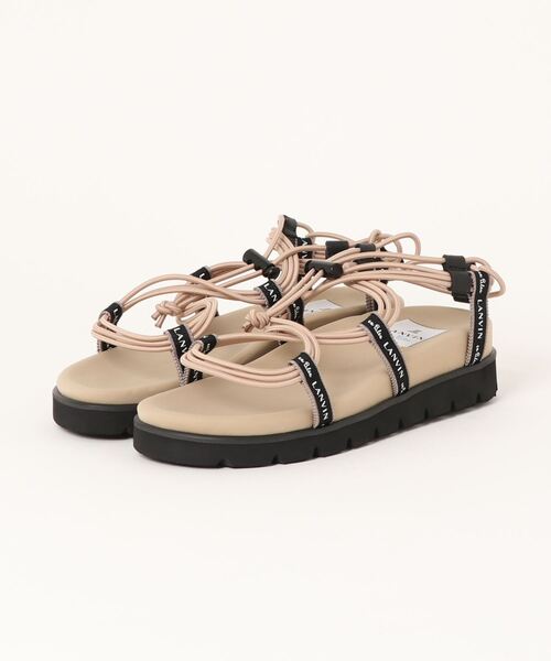 LANVIN en Bleu トラッキングサンダル ベージュ M LANVIN en Bleu トラッキングサンダル ベージュ M - メルカリ