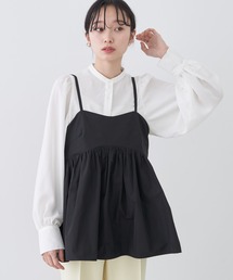 earth music&ecology | ギャザーキャミブラウス(シャツ/ブラウス)