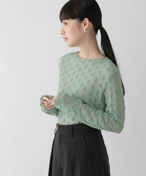LOWRYS FARM（ローリーズファーム）の「シアーフラワージャガード 