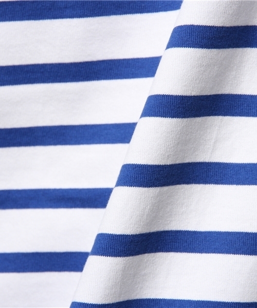 HARE(ハレ)の「マリンボーダーカット(HARE)(Tシャツ/カットソー・メンズ・オフホワイト/グレー/ネイビー/ブルー・SMALL/MEDIUM/LARGE)」の14枚目の写真