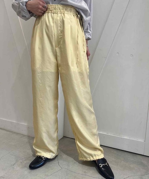 TICCA(ティッカ)の「TICCA サテンパンツ 231416352(その他パンツ・レディース・イエロー/ブラック・FREE)」の12枚目の写真
