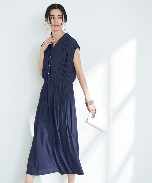 新品　ノーリーズ　ECO割繊　パール釦ワンピース NOLLEY'S（ノーリーズ）の「◇【WEB限定】ECO割繊パール釦