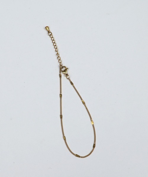 CEMONEMO（セモネモ）の「【金属アレルギー対応】 デザインチェーン ブレスレット / サージカルステンレス 316L（ブレスレット・レディース・ゴールド/シルバー・FREE）」の10枚目の写真