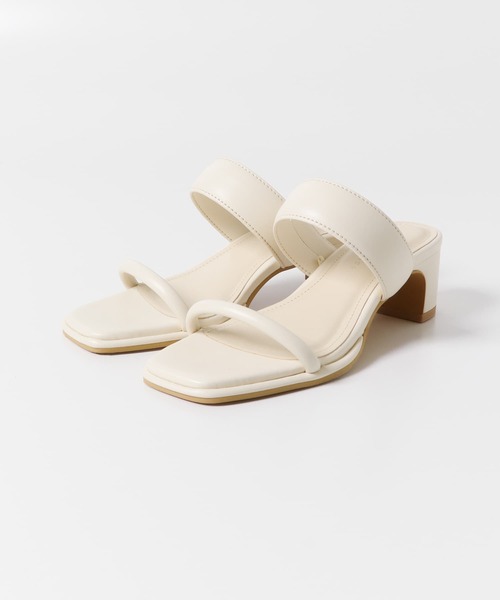 SENSE OF PLACE by URBAN RESEARCH（センスオブプレイスバイアーバンリサーチ）の「ダブルバンドサンダル（サンダル・レディース・ブラック/アイボリー/イエロー系その他・SMALL/MEDIUM/LARGE）」の11枚目の写真