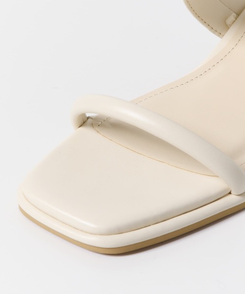 SENSE OF PLACE by URBAN RESEARCH（センスオブプレイスバイアーバンリサーチ）の「ダブルバンドサンダル（サンダル・レディース・ブラック/アイボリー/イエロー系その他・SMALL/MEDIUM/LARGE）」の5枚目の写真