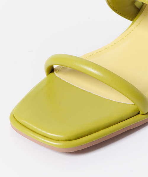 SENSE OF PLACE by URBAN RESEARCH（センスオブプレイスバイアーバンリサーチ）の「ダブルバンドサンダル（サンダル・レディース・ブラック/アイボリー/イエロー系その他・SMALL/MEDIUM/LARGE）」の4枚目の写真