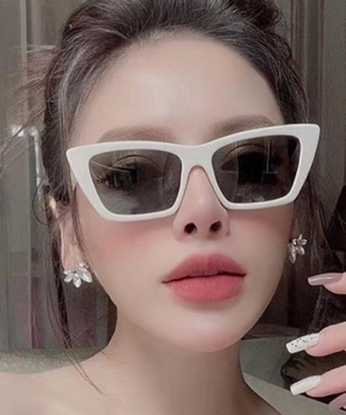 Vipoa（ヴィポア）の「フォックス型サングラス（サングラス・レディース・レオパード/ブラック/ブラウン/ホワイト・FREE）」の10枚目の写真