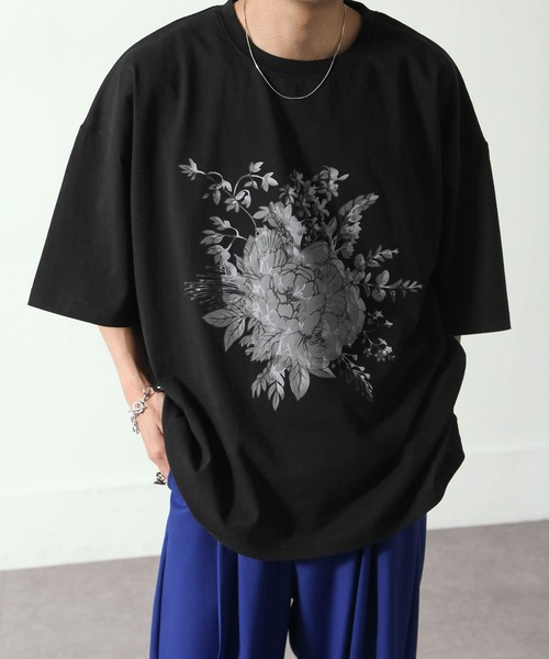 【正規品】未使用グレー オーバーサイズTシャツ グラフィックプリント Nilway tシャツ グラフィックプリントオーバーサイズ 半袖 T
