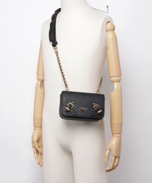 Guess（ゲス）の「DIDI Mini Crossbody Flap（ショルダーバッグ・レディース・ピンク/ブラック/カーキ・ONE SIZE）」の17枚目の写真