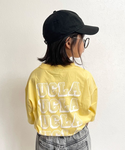 UCLA（ユーシーエルエー）の「【KIDS】【UCLA/ユーシーエルエー】バックプリントTee（Tシャツ/カットソー・キッズ・ホワイト/イエロー・XL/XXL/L/M/S）」の2枚目の写真