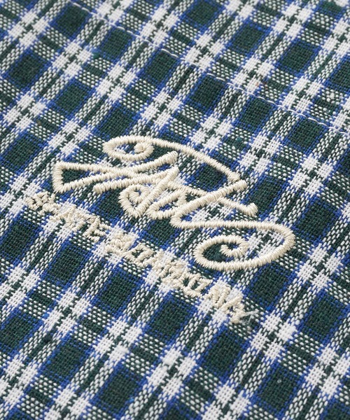 WHO'S WHO gallery（フーズフーギャラリー）の「COOPER FACT チェックジップコーチシャツ（シャツ/ブラウス・メンズ・ブラック/ホワイト/ネイビー/グリーン・FREE）」の20枚目の写真