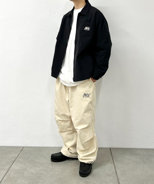 WHO'S WHO gallery（フーズフーギャラリー）の「COOPER FACT チェックジップコーチシャツ（シャツ/ブラウス・メンズ・ブラック/ホワイト/ネイビー/グリーン・FREE）」の11枚目の写真