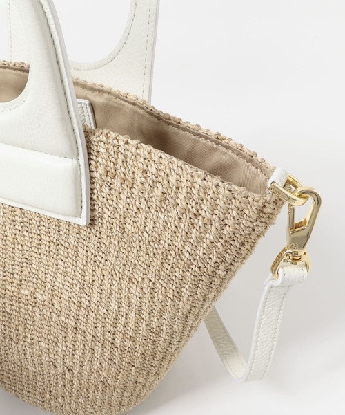 VIOLAd’ORO　アバカ2WAYバッグ VIOLAd'ORO（ヴィオラドーロ）の「VIOLAd'ORO アバカ2WAYバッグ