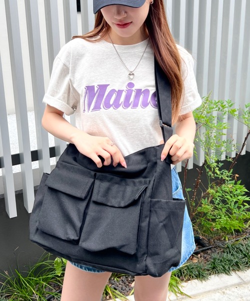 un+frame ショルダーバッグ バッグ round moon shoulder bag