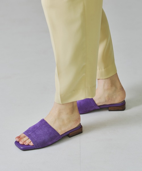 ■ウッドヒールストレッチミュールサンダル/32215（サンダル）｜WA ORiental TRaffic（ダブルエーオリエンタルトラフィック） 5,655円