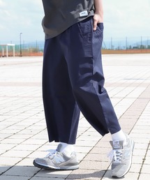 ZIP FIVE | 【ZIP FIVE】コットンリネンライク サルエルイージークロップドパンツ(その他パンツ)