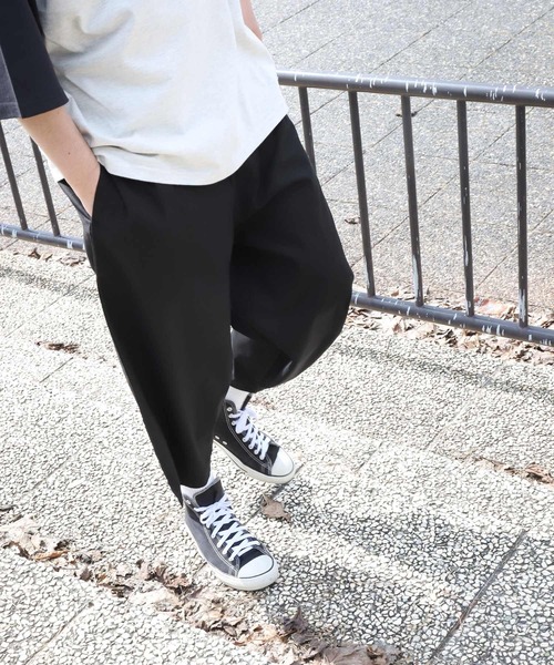 ZIP FIVE（ジップファイブ）の「【ZIP FIVE】コットンリネンライク　サルエルイージークロップドパンツ（その他パンツ・メンズ・アイボリー/オリーブ/ブラック/ネイビー/ブラウン・X-LARGE/MEDIUM/LARGE/SMALL）」の16枚目の写真