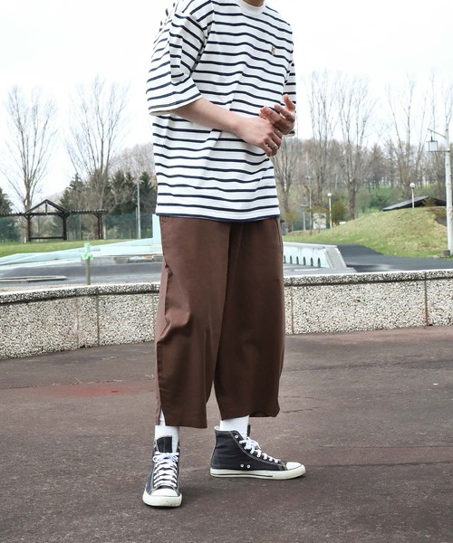 ZIP FIVE（ジップファイブ）の「【ZIP FIVE】コットンリネンライク　サルエルイージークロップドパンツ（その他パンツ・メンズ・アイボリー/オリーブ/ブラック/ネイビー/ブラウン・X-LARGE/MEDIUM/LARGE/SMALL）」の17枚目の写真