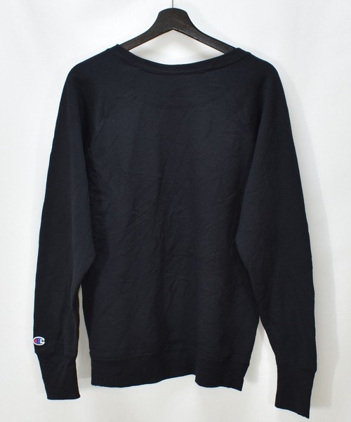 Champion(チャンピオン)の「【ヴィンテージ古着】Champion / チャンピオン ロゴプリント クルーネックスウェット(スウェット・メンズ・ブラック・LARGE)」の3枚目の写真