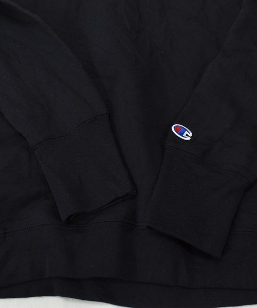 Champion(チャンピオン)の「【ヴィンテージ古着】Champion / チャンピオン ロゴプリント クルーネックスウェット(スウェット・メンズ・ブラック・LARGE)」の5枚目の写真