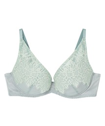 AMPHI（アンフィ）の「BRAGENIC+/綿混レース ノンワイヤーブラジャー A-Ccup(ブラジェニックプラス)（ブラジャー）」