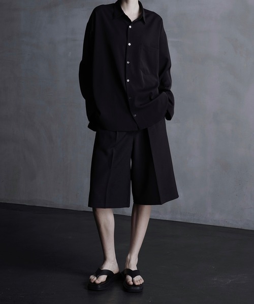 Exclusive cropped half slacks ハーフスラックス セール】slacks half pants/スラックスハーフパンツ（その他