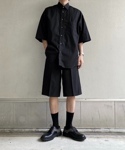 スラックス HUECLOSET Two Tuck Wide Slacks SE522 RUUBON スラックス 「RUUBON」drape 2tuck wide slacks