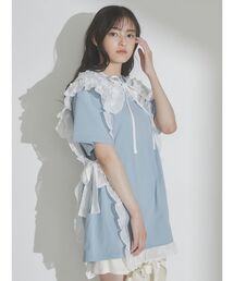merry jenny | シアーフリルリボンBig Tee(Tシャツ/カットソー)