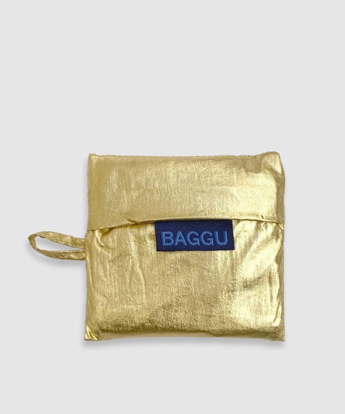 BAGGU（バグー）の「BABY BAGGU 483.メタリックゴールド（エコバッグ/サブバッグ・レディース・ゴールド・FREE）」の7枚目の写真