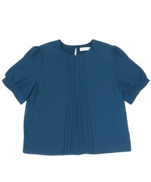 TOKYO SHIRTS | プリーツタック 五分袖ブラウス(シャツ/ブラウス)