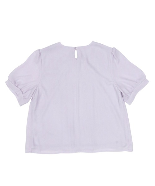 TOKYO SHIRTS（トウキョウシャツ）の「プリーツタック 五分袖ブラウス（シャツ/ブラウス・レディース・オフホワイト/ダークブルー/ライトパープル・M/L）」の5枚目の写真